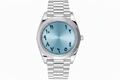 Day-Date Blue Arabic Dial Platinum 41mm