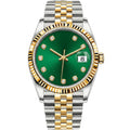 Day-Date 41 Gold Green Dial President Bracelet